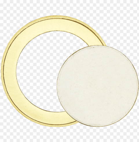 there are some methods of joining the bimetallic blanks - circle Isolated Element in HighQuality PNG