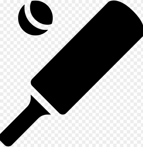 there are two separate images - cricket bat icon PNG transparent designs
