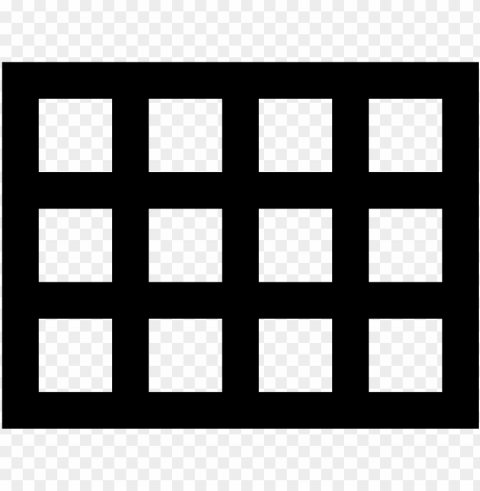 there is a square - grid icon PNG with clear transparency