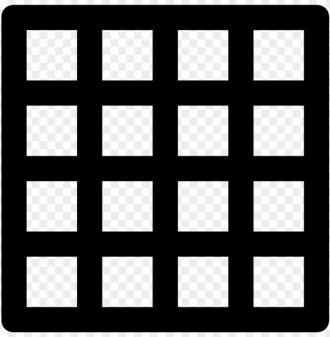 there is a square - grid icon Clear PNG graphics free