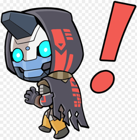 there's drama going down in the hunter's shower room - cayde 6 chibi PNG Image Isolated with High Clarity
