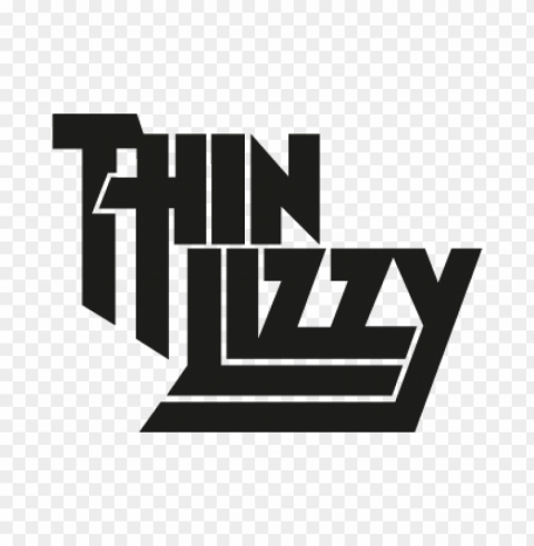 thin lizzy vector logo free PNG for digital design