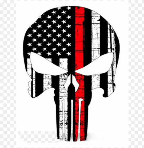 thin red line - thin red line punisher decal PNG images with no attribution