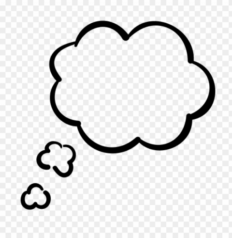 thinking cloud Transparent PNG images for design