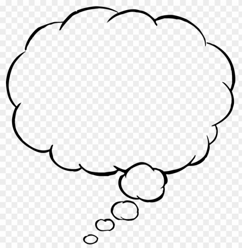 thinking cloud Transparent PNG images for digital art