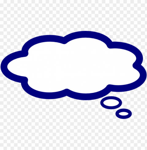 thinking cloud Transparent PNG Isolated Illustration