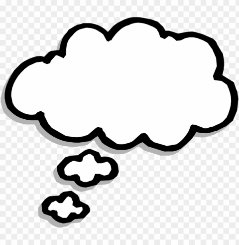 thinking cloud Transparent PNG Isolated Object