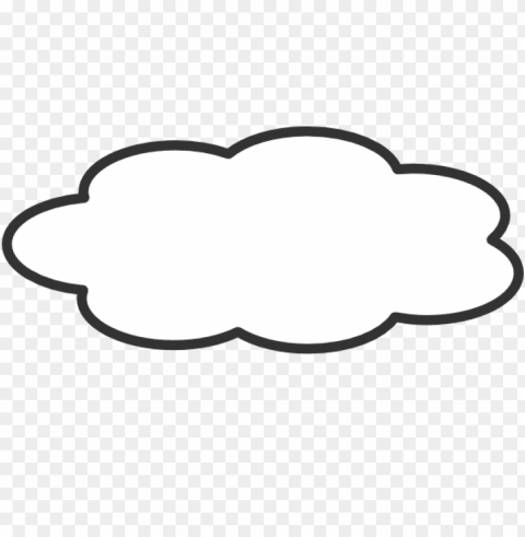 thinking cloud PNG Graphic with Isolated Clarity