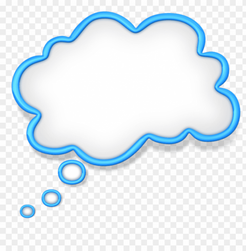 thinking cloud PNG graphics for free