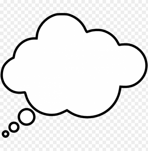thinking cloud PNG graphics with clear alpha channel collection