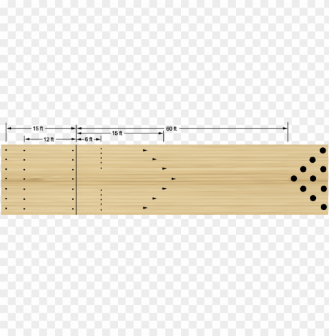 this a bowling lane with description and includes dots - bowling alley top view Transparent picture PNG