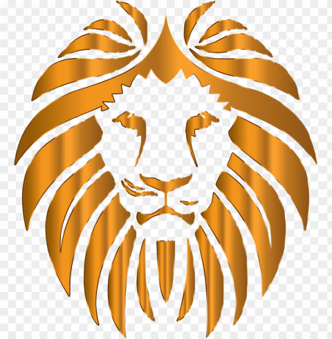 this free icons design of golden lion 9 no background Transparent PNG images complete package