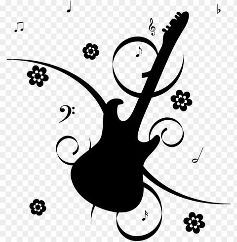 this free icons design of guitar musical notes Transparent graphics