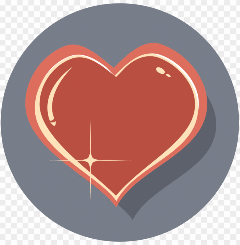 this free icons design of shiny heart icon - icon Clear Background Isolated PNG Object