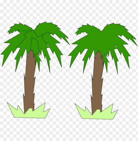 this free icons of toon palm tree Transparent PNG Isolated Design Element