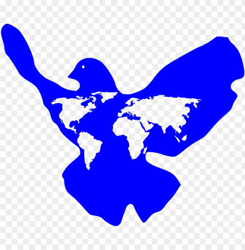 this free icons design of world peace dove PNG with transparent bg