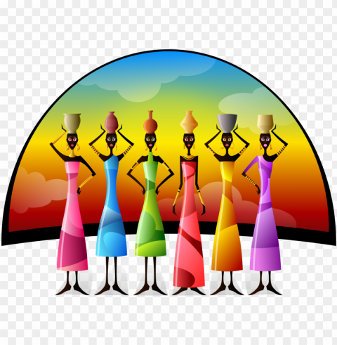 this free icons design of african women with vessels Isolated PNG Item in HighResolution PNG transparent with Clear Background ID 720536d4