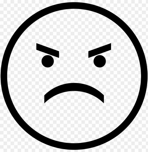 this icons design of angry smiley face Free PNG images with transparent layers diverse compilation