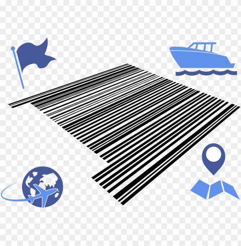this free icons design of barcode montage PNG images with no attribution