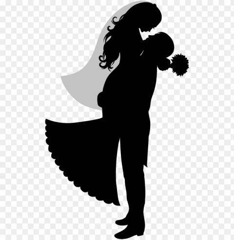 this free icons design of bride and groom silhouette High-resolution transparent PNG images variety