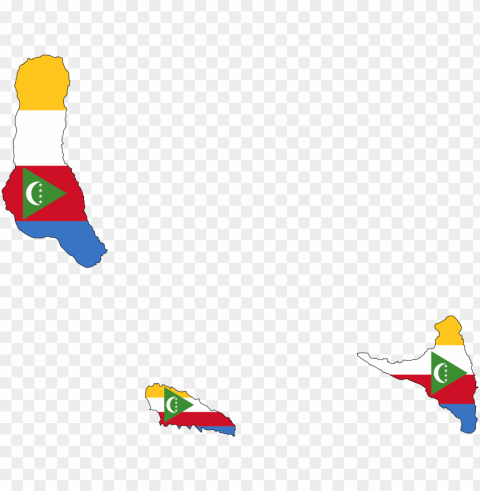 this free icons design of comoros flag map with PNG Isolated Object with Clear Transparency