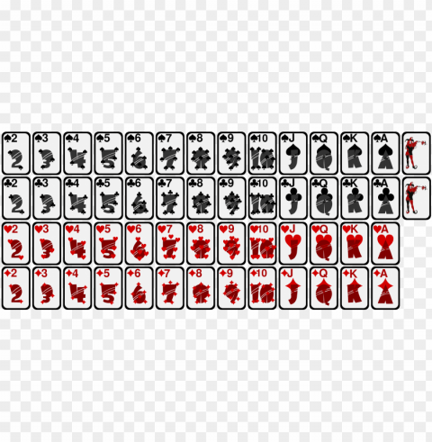 this free icons design of deck of playing cards Transparent PNG images complete package