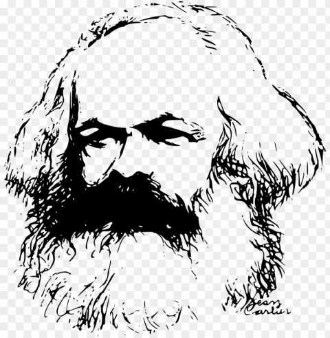 this free icons design of karl marx portrait Isolated Object on HighQuality Transparent PNG