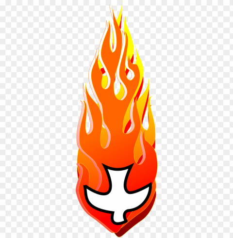 this free icons design of lengua de fuego - pentecost sunday 2018 catholic Isolated Character on Transparent Background PNG