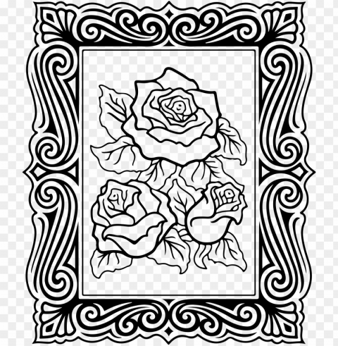 this free icons design of roses with decorative Transparent PNG images for printing