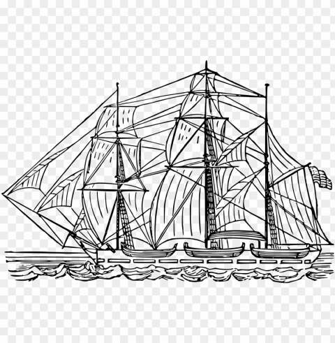this free icons design of sailing ship 8 Clear Background PNG Isolated Element Detail