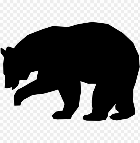 this free icons design of simple black bear High-resolution transparent PNG images assortment