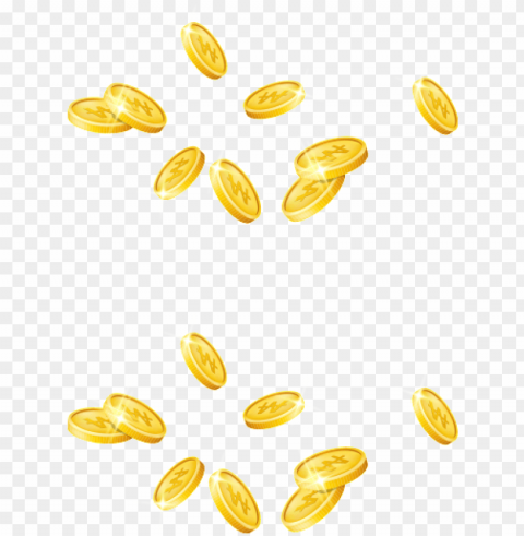 this graphics is gold coin decoration vector about - gold coi Transparent PNG Isolated Illustration