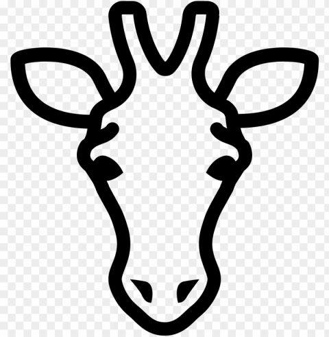this icon is depicting a the head of a giraffe and - giraffe icon Transparent PNG images set