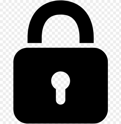 this is a reation of a pad lock - username and password icon PNG Graphic with Transparency Isolation