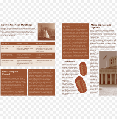 this is a news letter that focuses on historical events - brochure Clear Background PNG Isolated Design