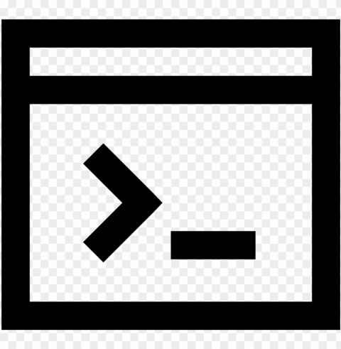 this is a picture of a paper with a logo in the middle - console icon PNG graphics for presentations