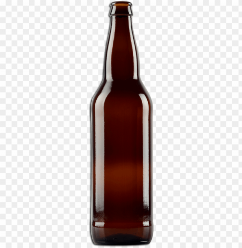 this is an image of a brown bottle on the craft beer - beer bottle PNG Graphic with Isolated Design