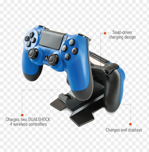 this ps4 charging station can accommodate two dualshock - game controller PNG with Isolated Object and Transparency