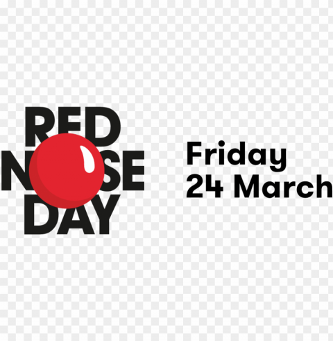 This Year Red Nose Day Is Friday 24th March - Red Nose Day 2018 Transparent Background Isolated PNG Art