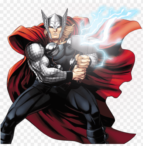 thor aa 01 - avengers thor comic Isolated Artwork in Transparent PNG