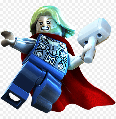 thor clipart lego - lego marvel avengers HighResolution Transparent PNG Isolated Item