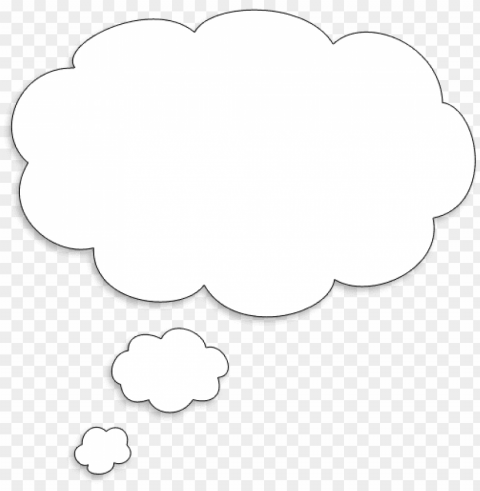 thought bubble download - white thought bubble Transparent PNG art