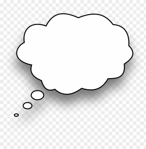 thought speech bubble blank dialog box Isolated Graphic on HighQuality Transparent PNG