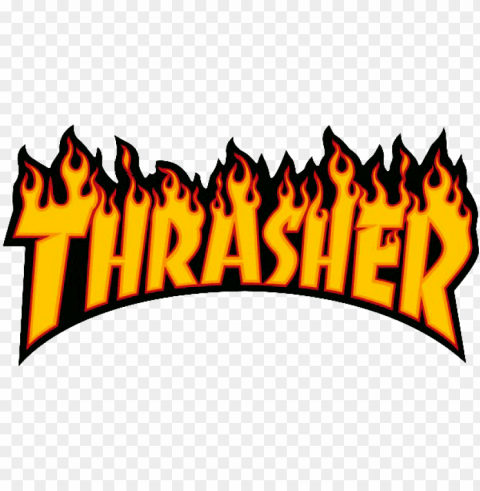 thrasher flame logo - thrasher logo transparent PNG images for graphic design