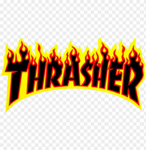 thrasher freetoedit - thrasher logo PNG Isolated Subject on Transparent Background