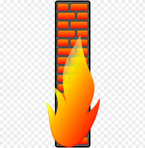 three different illustrations of a firewall concept Isolated Item on Transparent PNG Format
