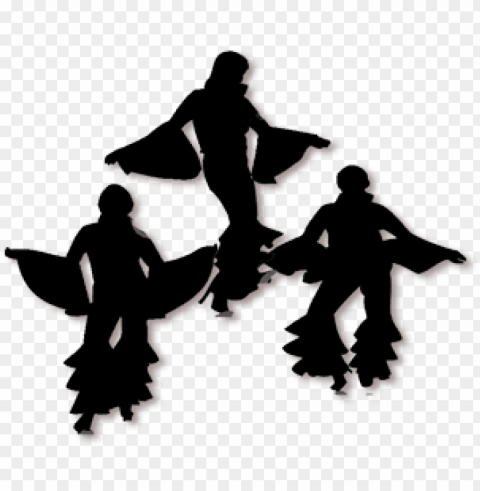 three-singers - mamma mia silhouette PNG images no background