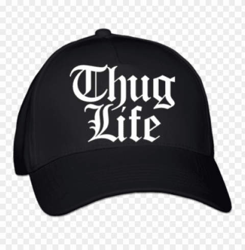 thug life hat background - spreadshirt thug life ca Transparent PNG Isolated Element