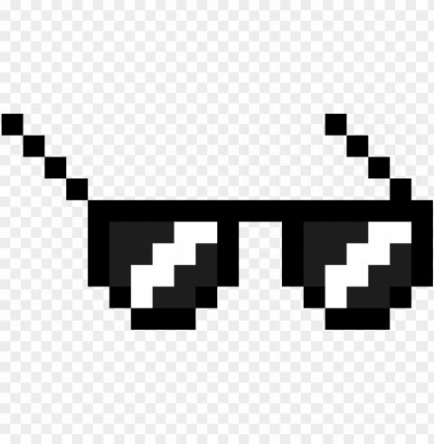 thug life pixel shades Transparent PNG images with high resolution
