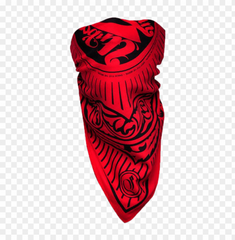 thug life red bandana Transparent PNG images complete package
